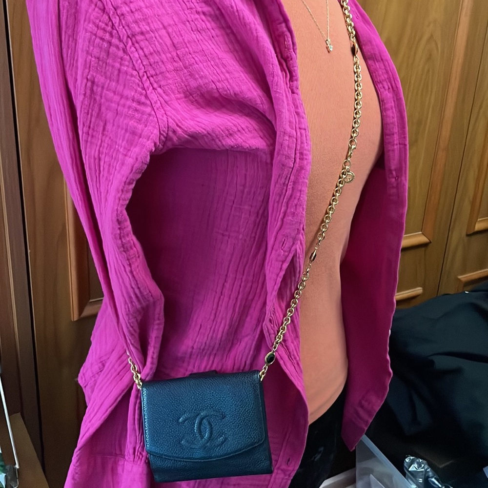 Soldā¼ļøš¤CHANEL Compact Wallet in Caviar Leatherš¤ - Picture 3 of 16